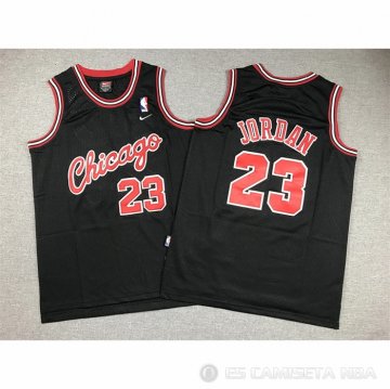 Camiseta Michael Jordan #23 Chicago Bulls Nino Negro4