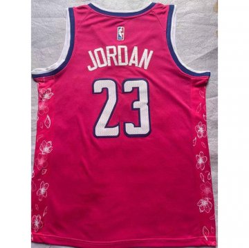 Camiseta Michael Jordan #23 Washington Wizards Ciudad 2022-23 Rosa