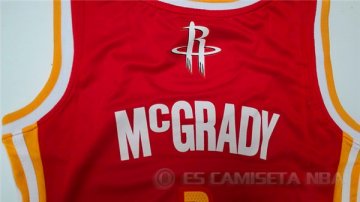 Camiseta McGrady #1 Houston Rockets Mujer Rojo