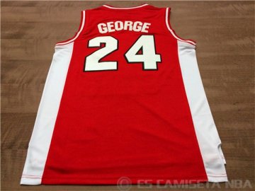 Camiseta Georgetown George #24 NCAA Rojo