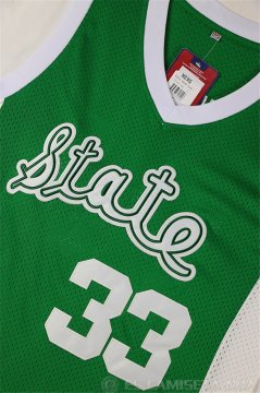 Camiseta Btate Johnson #33 NCAA Verde