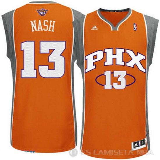 Camiseta Nash #13 Phoenix Suns Retro Naranja - Haga un click en la imagen para cerrar