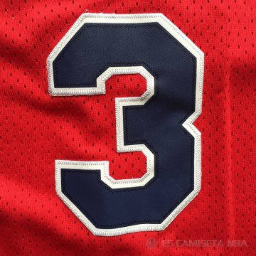 Camiseta Nata Iverson #3 Philadelphia 76ers Rojo