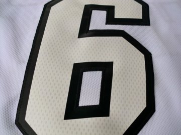 Camiseta James #6 Heats 2012 Navidad Blanco