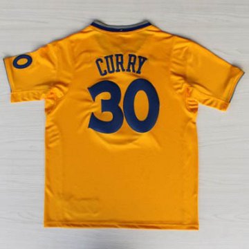 Camiseta Curry #30 Warriors 2013 Navidad Amarillo