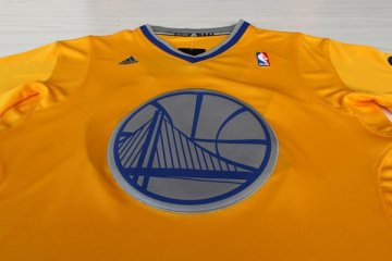 Camiseta Curry #30 Warriors 2013 Navidad Amarillo