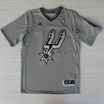 Camiseta Parker #9 Spurs 2013 Navidad Gris