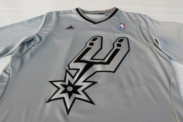 Camiseta Parker #9 Spurs 2013 Navidad Gris