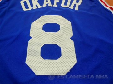 Camiseta Okafor #8 Philadelphia 76ers Azul