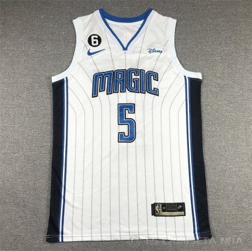 Camiseta Paolo Banchero #5 Orlando Magic Association 2022-23 Blanco