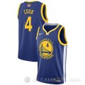 Camiseta Quinn Cook #4 Golden State Warriors Icon 2017-18 Finals Bound Azul