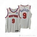 Camiseta RJ Barrett #9 New York Knicks Association Autentico Blanco