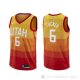 Camiseta Rayjon Tucker #6 Utah Jazz Ciudad Naranja