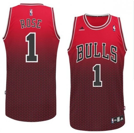 Camiseta Rose. #1 Bulls Resuenan Moda Negro Rojo - Haga un click en la imagen para cerrar