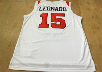 Camiseta San Diego State Leonard #15 NCAA Blanco