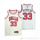 Camiseta Scottie Pippen NO 33 Chicago Bulls Association 2021 Blanco