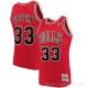 Camiseta Scottie Pippen NO 33 Chicago Bulls Mitchell & Ness 1997-98 Rojo