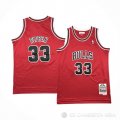 Camiseta Scottie Pippen #33 Chicago Bulls Nino Mitchell & Ness 1997-98 Rojo