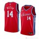 Camiseta Shake Milton #14 Philadelphia 76ers Statement 2017-18 Rojo
