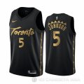Camiseta Stanley Johnson #5 Toronto Raptors Ciudad Edition Negro