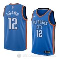 Camiseta Steven Adams #12 Oklahoma City Thunder Icon 2017-18 Azul