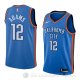 Camiseta Steven Adams #12 Oklahoma City Thunder Icon 2017-18 Azul