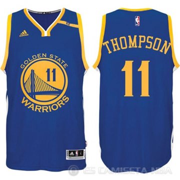 Camiseta Thompson #11 Golden State Warriors Autentico Azul