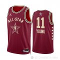 Camiseta Trae Young #11 All Star 2024 Atlanta Hawks Rojo
