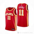 Camiseta Trae Young NO 11 Atlanta Hawks Icon 2020-21 Rojo