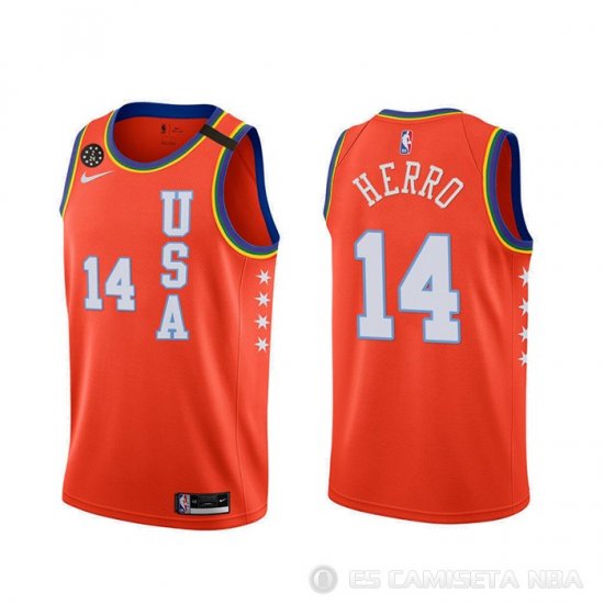 Camiseta Tyler Herro #14 2020 Rising Star USA Rojo - Haga un click en la imagen para cerrar