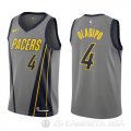 Camiseta Victor Oladipo #4 Indiana Pacers Ciudad 2018 Gris