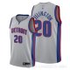 Camiseta Wayne Ellington #20 Detroit Pistons Statement Gris