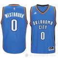 Camiseta Westbrook #0 Oklahoma City Thunder Autentico 2014-15 Azul