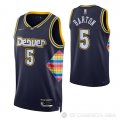 Camiseta Will Barton NO 5 Denver Nuggets Ciudad 2021-22 Azul