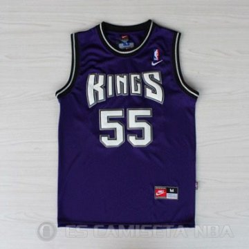 Camiseta Williams #55 Sacramento Kings Retro Purpura