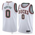 Camiseta Xavier Munford #0 Milwaukee Bucks Classic 2018 Blanco