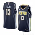 Camiseta Xavier Silas #13 Denver Nuggets Icon 2018 Azul