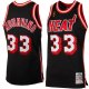 Camiseta retro Mourning #33 Miami Heat Negro