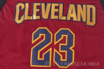 Nike Camiseta James #23 Cleveland Cavaliers 2017-18 Rojo