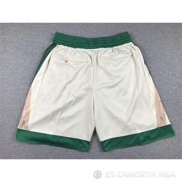 Pantalone Boston Celtics Ciudad Just Don 2023-24 Crema