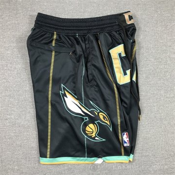 Pantalone Charlotte Hornets Ciudad Just Don 2022-23 Negro