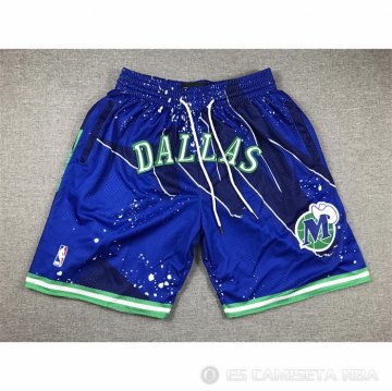 Pantalone Dallas Mavericks Just Don Azul2