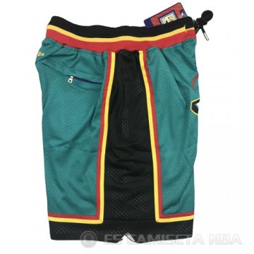 Pantalone Detroit Pistons Just Don 2019 Verde