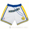 Pantalone Golden State Warriors Just Don Classic Blanco