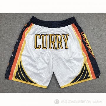 Pantalone Golden State Warriors Stephen Curry 2022 NBA Finals Blanco