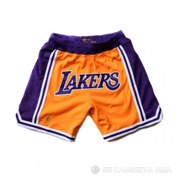 Pantalone Los Angeles Lakers Violeta Amarillo