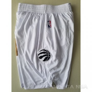 Pantalone Toronto Raptors Ciudad 2018 Blanco