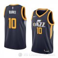 Camiseta Alec Burks #10 Utah Jazz Icon 2018 Azul