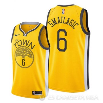 Camiseta Alen Smailagic #6 Golden State Warriors Earned Amarillo