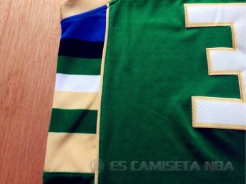 Camiseta Antetokounmpo #34 Milwaukee Bucks Verde Rev30